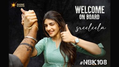 NBK 108: Sreeleela Joins the Cast Of Nandamuri Balakrishna Starrer