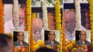 Satish Kaushik Funeral: Anupam Kher Breaks Down in Tears After Seeing His Dear Friend's Mortal Remains (Watch Video)