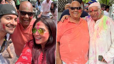 Satish Kaushik Dies at 66: Actor-Director's Last Insta Post Was Pics of Him Celebrating Holi 2023 at Javed Akhtar, Shabana Azmi's House With Ali Fazal, Richa Chadha and Mahima Chaudhry