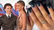 Zendaya Wears Golden Ring with Tom Holland&rsquo;s Initials in Videos Shared by Her Manicurist (View Pics)