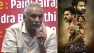 RRR:&nbsp;Filmmaker Tammareddy Bharadwaja Makes a Sly Dig at SS Rajamouli, and Team For&nbsp;Spending Rs 80 Crore For&nbsp;Oscar 2023 Promotion