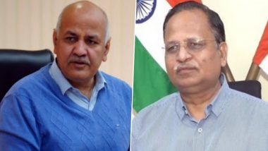 Delhi LG VK Saxena Sends Resignations of Jailed AAP MLAs Manish Sisodia and Satyendar Jain to President Droupadi Murmu