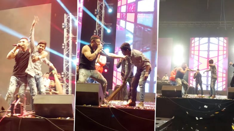 Honey Singh Jams Out with a Fan on Stage at His Concert in Jaipur (Watch Video)