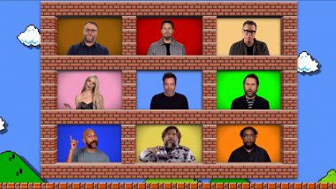 The Super Mario Bros Movie: Chris Pratt, Anya Taylor-Joy, Jack Black, Jimmy Fallon and The Roots do Acapella on Mario Theme Song and It is Catchy AF! (Watch Video)