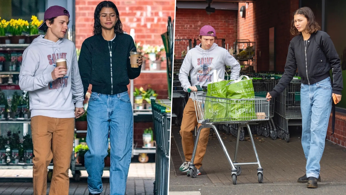 Tom Holland and Zendaya Go Grocery Shopping on London Date (View Pics ...