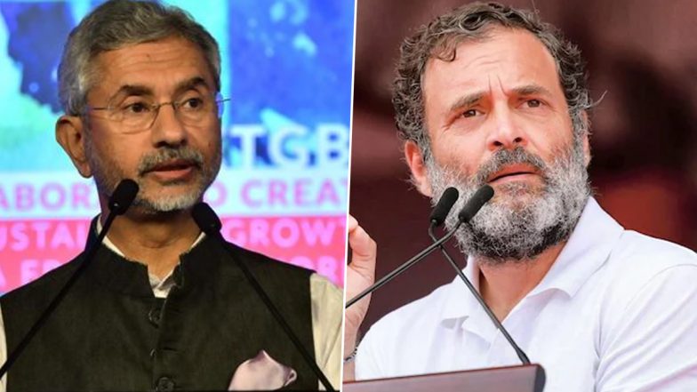 EAM S Jaishankar Slams Rahul Gandhi Over ‘China Threats’ Remark, Says ‘When Panda Huggers Try To Be Hawks, It Doesn’t Fly’