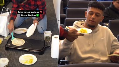 Pedda P, Indian-Origin Musician, Cooks Dosas Inside Class At US College; Video Goes Viral