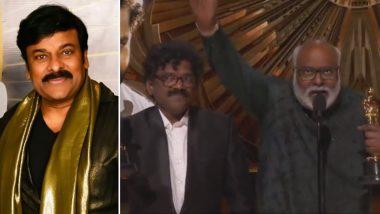 Oscars 2023: Chiranjeevi Celebrates Naatu Naatu Win, Says Academy Award ‘Would Have Still Been a Dream for India’ If It Wasn’t for SS Rajamouli