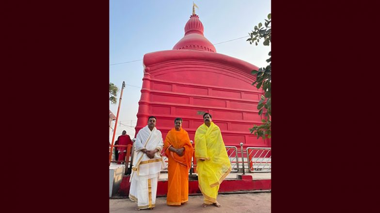 Tripura Assembly Election Result 2023: CM Manik Saha Visits Sundari Maa Temple, Seeks Divine Blessings (See Pics)
