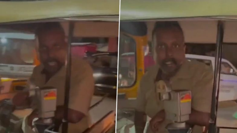 Karnataka: Auto Driver and Women Passenger Get Into Heated Argument Over Speaking Kannada (Watch Video)