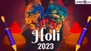 Happy Holi 2023 Images and Wallpapers for Free Download Online: WhatsApp Messages, Holi Pics, Greetings, SMS To Share With Family and Friends