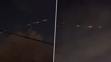 Aliens or UFOs? Mysterious Streaks of Light Seen in the Sky over California, Video Goes Viral