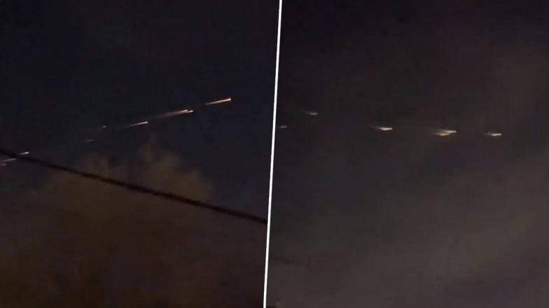 Mysterious Streaks of Light Seen in the Sky over California, Video Goes Viral