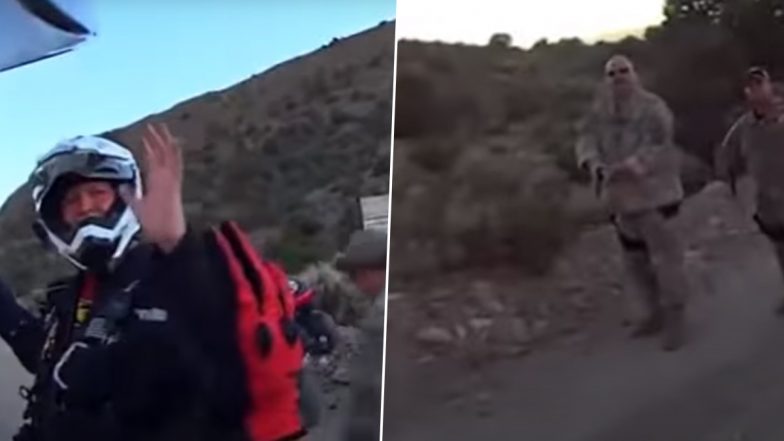 Area 51: Bikers Try To Enter Highly Classified US Air Force Facility in Nevada, Forced To Turn Back by Armed Security Officials (Watch Video)