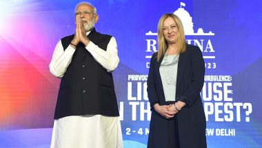 Raisina Dialogue 2023: PM Narendra Modi, Italian Counterpart Giorgia Meloni Inaugurate India’s Flagship Conference on Geopolitics and Geoeconomics