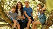 Kate Middleton Wishes Followers a Happy Mother&rsquo;s Day, Princess of Wales Shares Cute Photos with Her Children (View Pics)