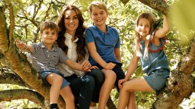 Kate Middleton Wishes Followers a Happy Mother’s Day, Princess of Wales Shares Cute Photos with Her Children (View Pics)