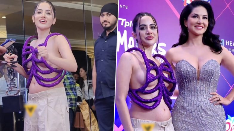 Uorfi Javed and Sunny Leone Share a Laugh As They Serve BFF Vibes at a Recent Event in the City (Watch Video)