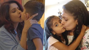 Chhavi Mittal Slams Trolls Who Criticised Her for Posting Pics of Kissing Her Children on Lips (View Post)