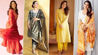 5 Traditional Suits from Kajol's Wardrobe That You Can Wear for Pre-Wedding Festivities