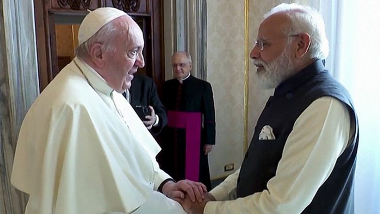 PM Narendra Modi Wishes Pope Francis Speedy Recovery From Bronchitis Infection