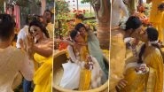 Krishna Mukherjee&rsquo;s Haldi Ceremony Looks like the Best Time! Check Out Glimpses of Her Pre-wedding Ceremony with Chirag Batliwalla (Watch Video)