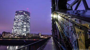 ECB raises interest rates by 0.5% as banks stocks wobble