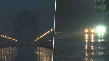 Delhi Rains: Delhiites Rejoice, Flood Twitter With Memes, Jokes and Beautiful Pictures of Pleasant Weather As Unseasonal Rainfall Gives Respite From Sweltering Heat