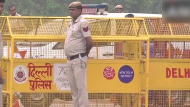 Rahul Gandhi Conviction: Security Beefed Up at Vijay Chowk in Delhi Ahead of Congress Protest March Against Verdict