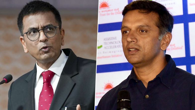 CJI DY Chandrachud, a Bob Dylan Fan, Says ‘If I Were a Cricketer, I Would Be Like Rahul Dravid’