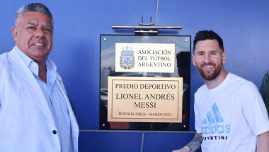 Lionel Messi: Argentina FA training facility renamed after national team  captain