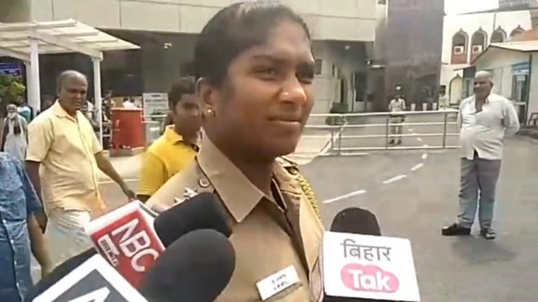 'I Don't Know Hindi,' Tamil Nadu Woman Police Officer's Bizarre Response To News Reporter's Question in English in Bihar Goes Viral (Watch Video)