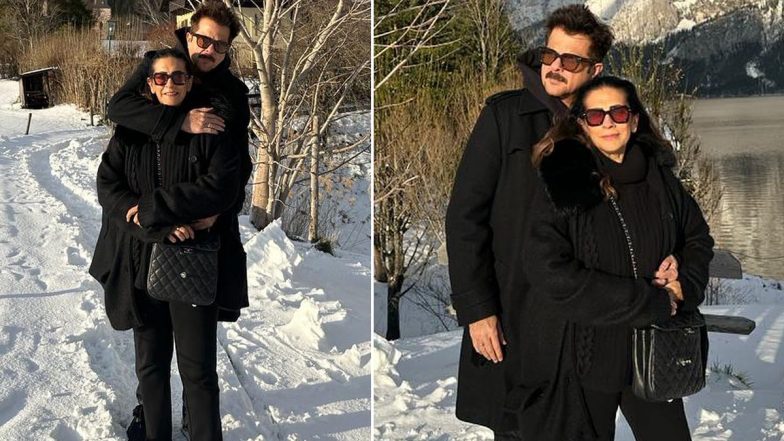 Anil Kapoor and Wife Sunita Dish Out Couple Goals As They Vacay In Austria's Snow-Clad Region (View Pics)