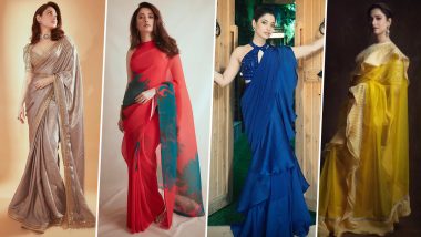 Gudi Padwa 2023: 5 Sarees from Tamannaah's Wardrobe That Are Perfect for the Occasion