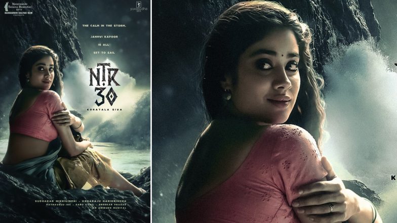 NTR 30: Janhvi Kapoor's First Look From Jr NTR- Starrer Unveiled on Her Birthday (View Pic)