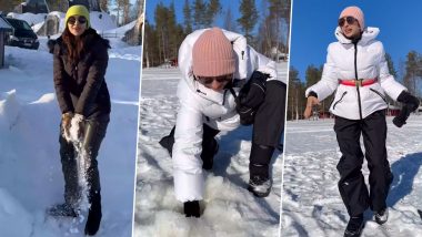 Rakul Preet Singh Goes Dog Sledding and Digs in the Snow in Glimpses of Her Finland Diaries (Watch Video)