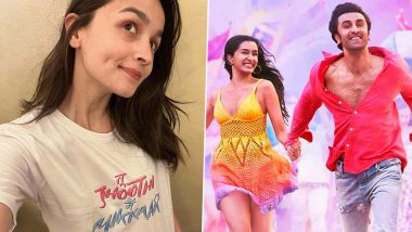 Tu Jhoothi Main Makkaar: Alia Bhatt Watches Luv Ranjan’s Film, Calls Hubby Ranbir Kapoor 'Cutest Makkaar’ and Shraddha Kapoor ‘Sweetest Jhoothi'! (View Post)