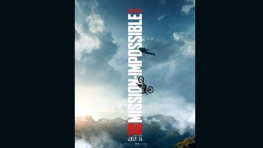 Mission Impossible Dead Reckoning Part One: Tom Cruise Performs a Death Defying Stunt in First Poster For Upcoming Action Film (View Pic)