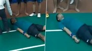 Telangana: Man Dies of Heart Attack While Playing Badminton in Hyderabad (Watch Video)