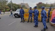 Delhi Liquor Policy Case: Security Beefed Up Outside CBI Office As Agency Gears Up To Produce Manish Sisodia in Court (See Pics)