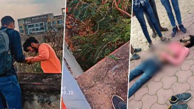 Instagram Reels Craze Takes Another Life, Youth Falls To Death While Making Video on Suicide in Chhattisgarh's Bilaspur (Disturbing Footage)