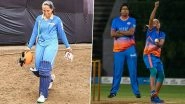 GG-W vs MI-W, WPL 2023 Free Live Cricket Streaming: Watch TV Telecast of Gujarat Giants vs Mumbai Indians Women&rsquo;s Premier League Match 1 on Sports18 and JioCinema Online
