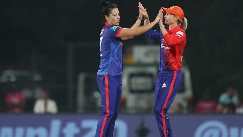 GG-W vs DC-W, WPL 2023 Innings Update: Marizanne Kapp Takes Five-Wicket Haul As Delhi Capitals Restrict Gujarat Giants to a Low Total