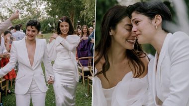 Lorenza Izzo Marries Girlfriend Sophie Tabet, Reveals Beautiful Photos From Their Wedding Day (View Pics)