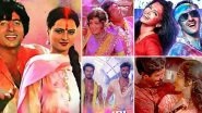 Holi 2023: From Silsila&rsquo;s &lsquo;Rang Barse&rsquo; to War&rsquo;s &lsquo;Jai Jai Shivshankar&rsquo;; 5 Songs That Will Make This Festival More Colourful