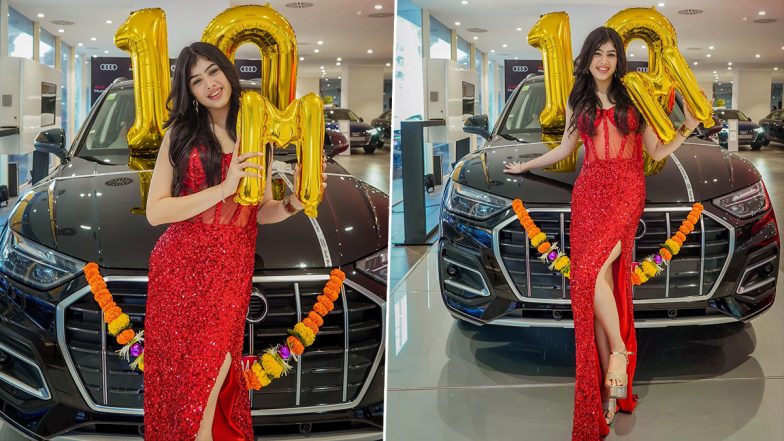 Riva Arora, Controversial Teenage Star, Gets Audi Car as Gift After Surpassing 10 Million Followers on Instagram (View Pics)