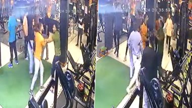 Madhya Pradesh: Man Thrashed Inside Gym Over Old Enmity in Indore, Three Including Woman Booked After CCTV Video Goes Viral