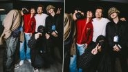 BTS&rsquo; RM, V, Jungkook and Suga Hang Out with Harry Styles Backstage During Love on Tour Seoul Concert (View Pics)