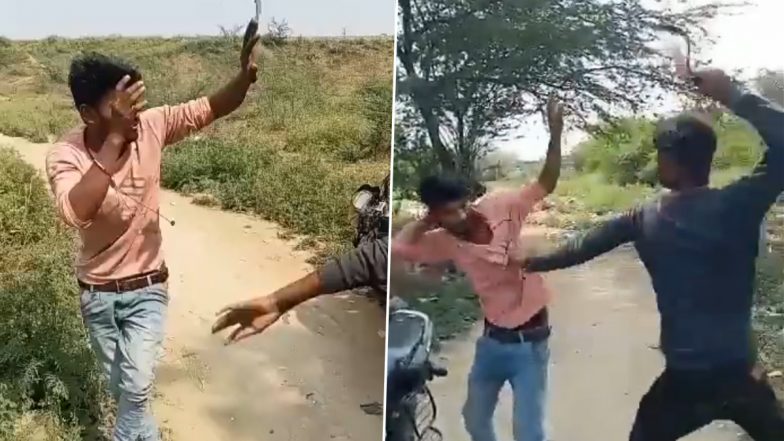 Uttar Pradesh: Youth Brutally Thrashed by Miscreants Over Trivial Matter in Hamirpur, Probe Launched After Video Goes Viral