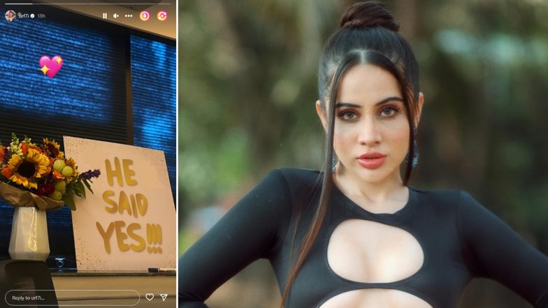 Uorfi Javed Getting Married? Influencer's 'He Said Yes' Insta Post Makes Fans Wonder If She's Dating Someone!